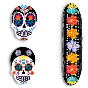 Day Of The Dead Diy Decorations Png Tyw PNG Image