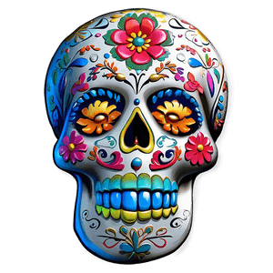 Day of the Dead Folk Art PNG eyn PNG with transparent background