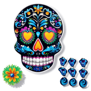 Day of the Dead Papel Picado PNG 18 PNG with transparent background