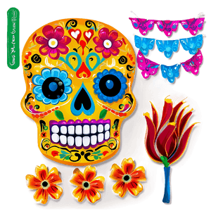 Day of the Dead Papel Picado PNG nua PNG with transparent background