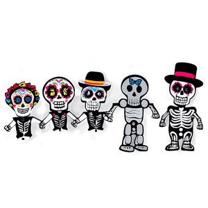 Day of the Dead Parade PNG 96 PNG with transparent background