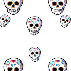Day of the Dead Skull Art PNG clh12 PNG with transparent background