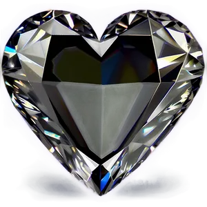 Dazzling Heart Diamond Art Png 06262024 PNG Image