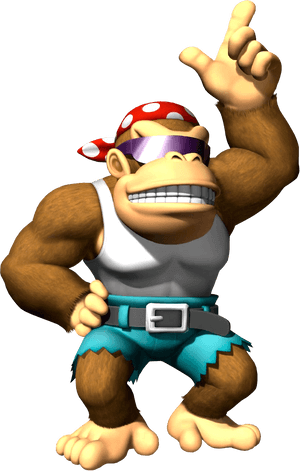 Dbx Fanon Wikia - Funky Kong Mario Kart Wii, HD Png Download PNG image with transparent background