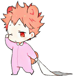 Ddlb Ddlg Kawaii Chibi Naptime Little Daddy Cute Sleepy - Hinata Haikyuu Kawaii, HD Png Download PNG image with transparent background