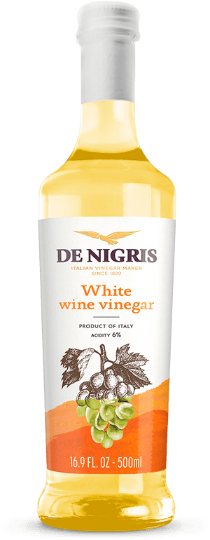 De Nigris White Wine Vinegar Bottle PNG
