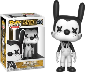 Dead Boris Funko Pop Bendyandthe Ink Machine PNG Image