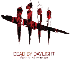 Dead By Daylight Logo Bloody PNG Image