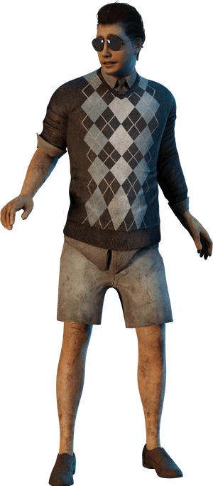 Dead By Daylight_ Stylish Survivor_ Render PNG image with transparent background