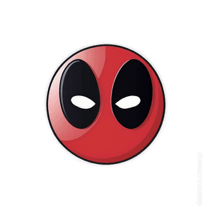 Deadpool Cartoon Style PNG 3 PNG image with transparent background