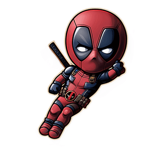 Deadpool Chibi Art PNG 05212024 PNG image with transparent background