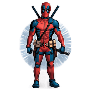 Deadpool Comic Art PNG jpd11 PNG image with transparent background
