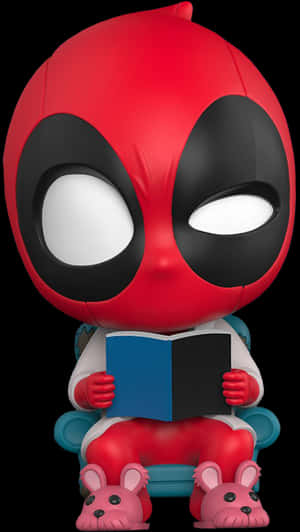 Deadpool Lounging Cosbaby, HD Png Download PNG image with transparent background