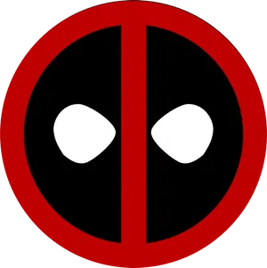 Deadpool Logo Graphic PNG Image