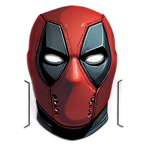 Deadpool Mask Illustration PNG xjh74 PNG image with transparent background