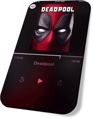Deadpool Movie Streamingon Phone PNG