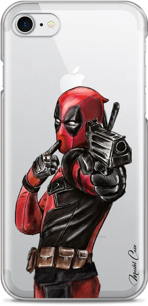 Deadpooli Phone Case Artwork PNG Image