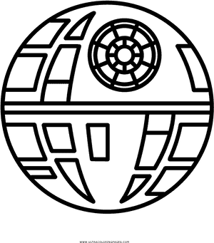 Transparent Stars Clipart Black And White - Star Wars Death Star Clipart, HD Png Download PNG image with transparent background