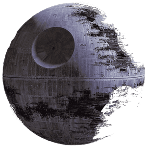 Black Star - Star Wars Death Star, HD Png Download PNG image with transparent background