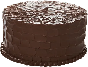 Decadent Chocolate Cake Dessert PNG Image