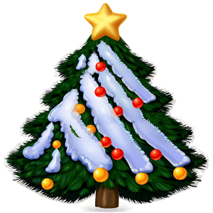 December Christmas Tree PNG 06202024 PNG image with transparent background