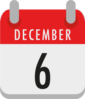 December6 Calendar Icon PNG image with transparent background