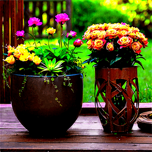 Deck Flower Arrangement Ideas PNG 47 PNG with transparent background