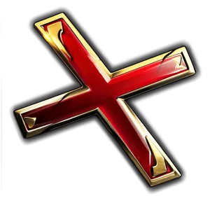 Decline Red X Emblem Png Num26 PNG Image