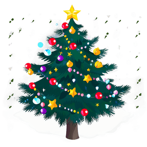 Decorated Christmas Eve Tree PNG oso27 PNG with transparent background