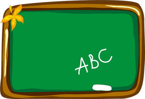 Blackboard Clipart Chalk - Blackboard Cartoon, HD Png Download PNG with transparent background