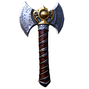 Decorative Battle Axe Png 23 PNG Image