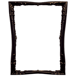 Decorative Black Frame PNG 25 PNG