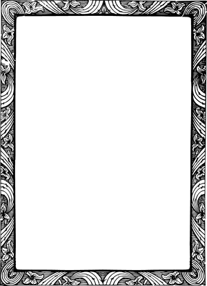 Bildergebnis Für Png Transparent Border - Elegant Border Design Black And White Landscape, Png Download PNG