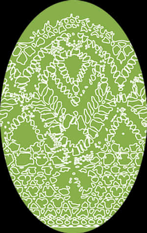 Decorative Easter Egg Pattern PNG image with transparent background