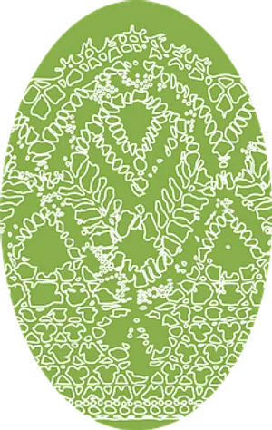 Decorative Easter Egg Pattern PNG Image