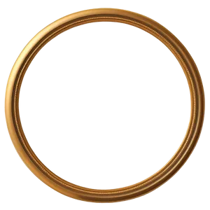 Decorative Gold Circle Frame Png 57 PNG Image