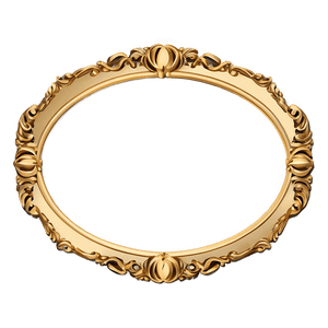 Decorative Gold Frame PNG   dby PNG image with transparent background
