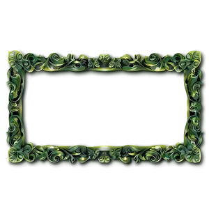 Decorative Green Frame Png 06262024 PNG Image