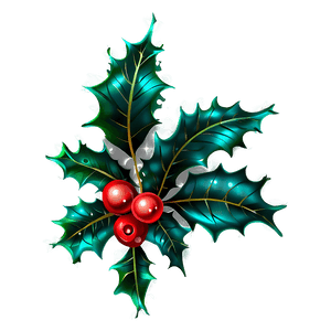 Decorative Holly PNG tuh PNG