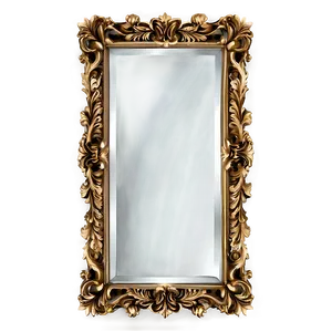 Decorative Mirror Frame Png 06212024 PNG Image