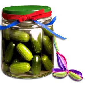 Decorative Pickle Jar Png Cjq PNG Image