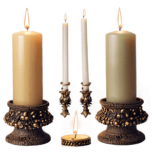 Decorative Pillar Candle PNG 05242024 PNG image with transparent background