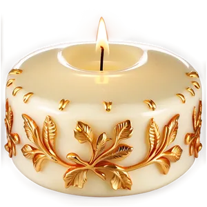 Decorative Pillar Candle Png Cxb PNG Image