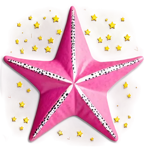 Decorative Pink Stars Png Ecn PNG Image