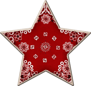 Red Cowboy Star Clip Art, HD Png Download PNG with transparent background