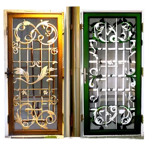 Decorative Screen Door Png Mwj14 PNG Image