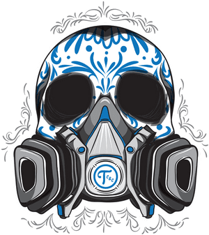 Gas Mask - Skull With Gas Mask Png, Transparent Png PNG image with transparent background