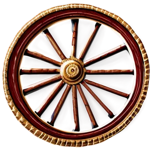 Decorative Wagon Wheel Clipart Png Lic PNG Image