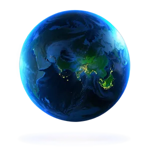 Deep Blue Planet Image Png Vna PNG Image