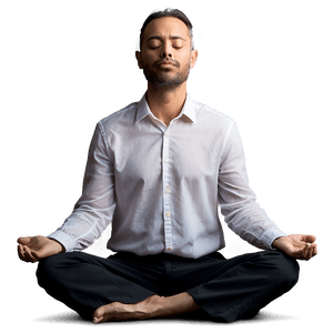 Deep Breathing Meditation PNG cum31 PNG